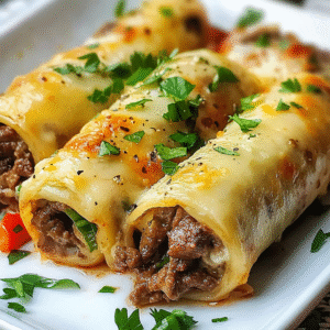 Keto Philly Cheesesteak Roll-Ups